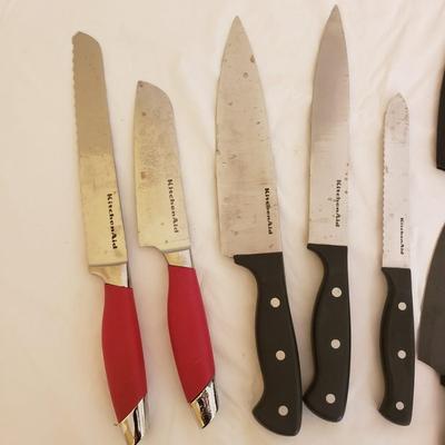 Kitchen Aid Utensil and Sharper Image Knives (K-KD)