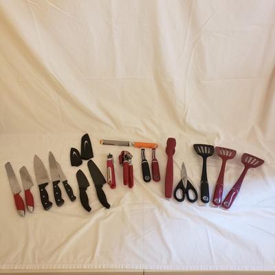 Kitchen Aid Utensil and Sharper Image Knives (K-KD)