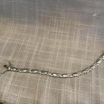925 Silver Bracelet with safety lock
