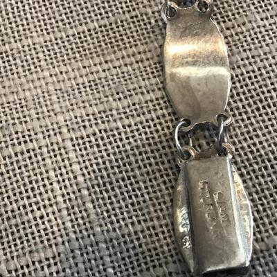 Sterling Silver Siam Bracelet