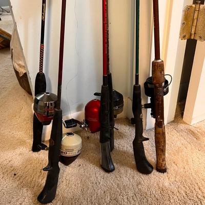 Lot of 5 Fishing Rods