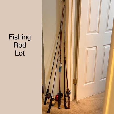 Lot of 5 Fishing Rods