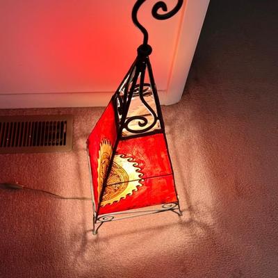 Vintage Moroccan Lantern Tabletop or Floor Lamp