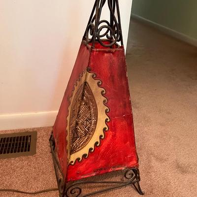 Vintage Moroccan Lantern Tabletop or Floor Lamp