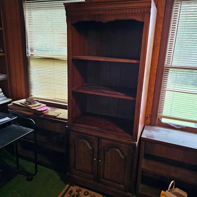 Matching Pair of Bookcases (UO-RG)