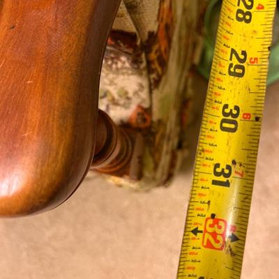 Vintage Wood Frame Arm Chair