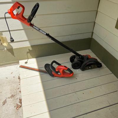 Black & Decker Electric Hedge Trimmer and Edger (G-MK)