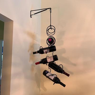 Hanging Metal Wine Rack