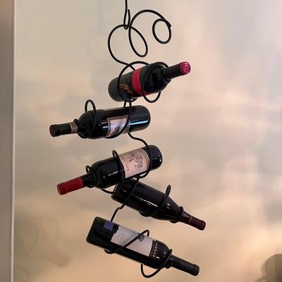 Hanging Metal Wine Rack