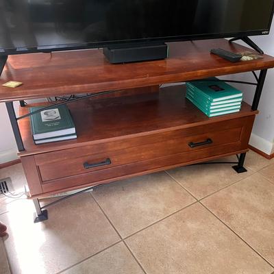 Coffee Table W/ Shelf & Drawer
