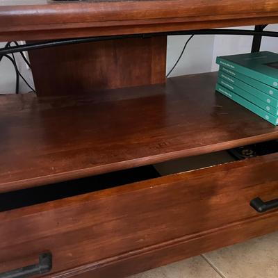 Coffee Table W/ Shelf & Drawer