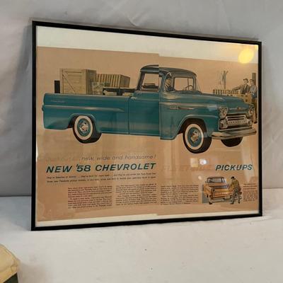 Chevrolet Swivel Bar Stool & Chevy Truck Collectibles (UB-RG)