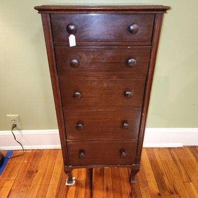 5 drawer antique dresser