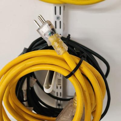 Lot of 3 Extensions cords 1 with 3 plugs