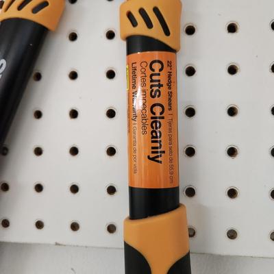 Lot of 3 Fiskars Pruner , 22" Hedge Shears , Power Stroke Pole Pruner