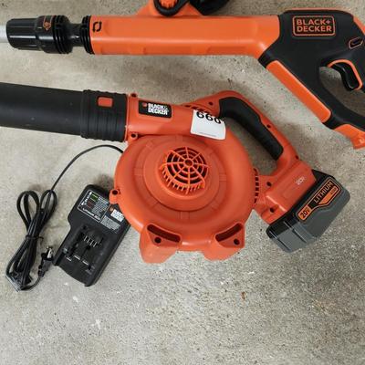 Black & Decker 20V Lithium 4.0AH Cordless String Trimmer Edger & Leaf Blower