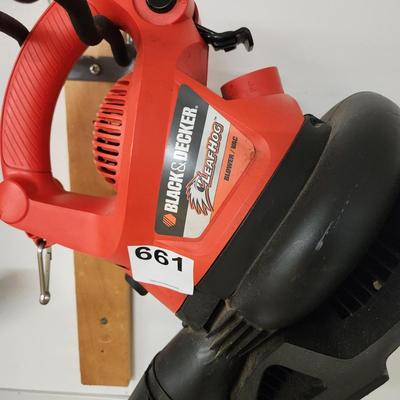 Black & Decker  230MPH Electric LeafHog Blower  Vac Tested working.