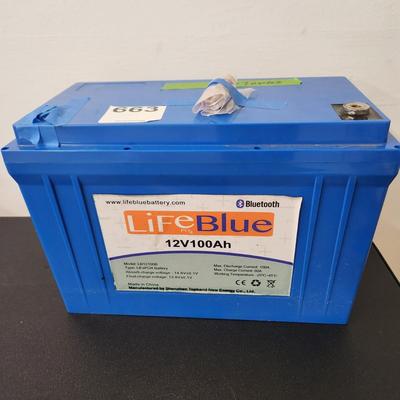 Life Blue LIFEPO4 Bluetooth 12V 100Ah Battery LB12100B