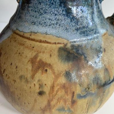 Handmade Teapot Pottery Signed