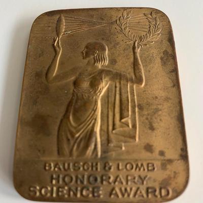 Antique Bausch & Lomb Honorary Science Award
