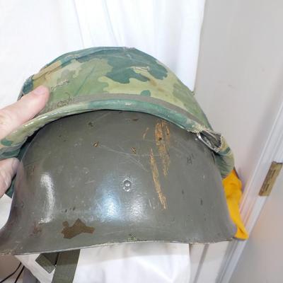 Viet Nam Era  Helmet belong to Gunny Sergeant Magee.