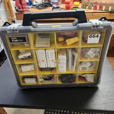 Stanley Fat Max Storage Organizer Loaded with Electrical items