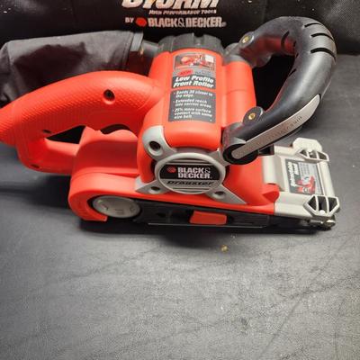 Back & Decker Corded Drill DR220G and Dragster Sander with Fire Storm Tool Bag