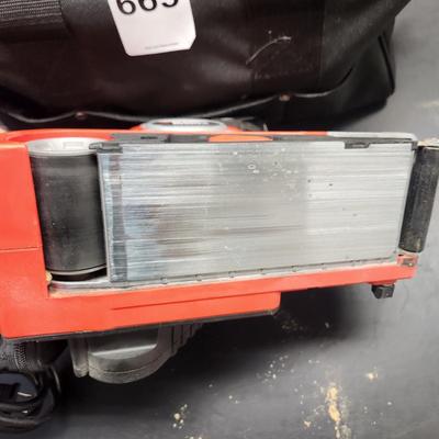 Back & Decker Corded Drill DR220G and Dragster Sander with Fire Storm Tool Bag