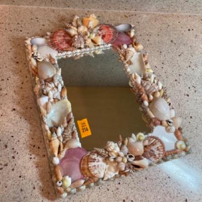Seashell mirror
