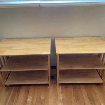 Pair of matching side tables