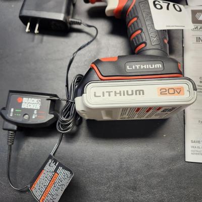 Black & Decker Matrix Cordless Tool 20V Lithiumw 4  Attachments