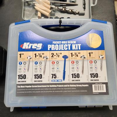 lot of 5 Tools lot Sockets, Husky, Suptools, Kreg Pocket Hole Screws & Jig R3