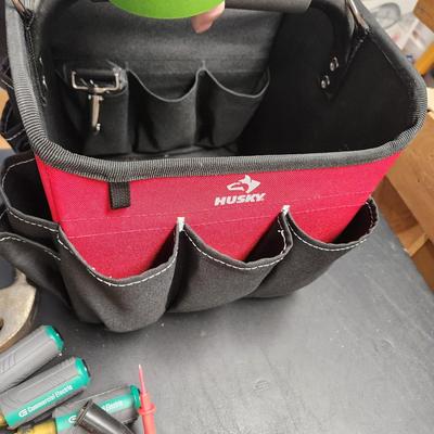 Husky Tool Bag Loaded with Goodies See Pics