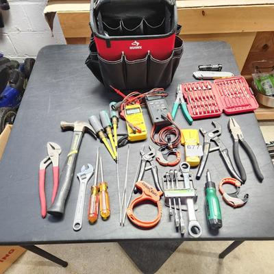 Husky Tool Bag Loaded with Goodies See Pics