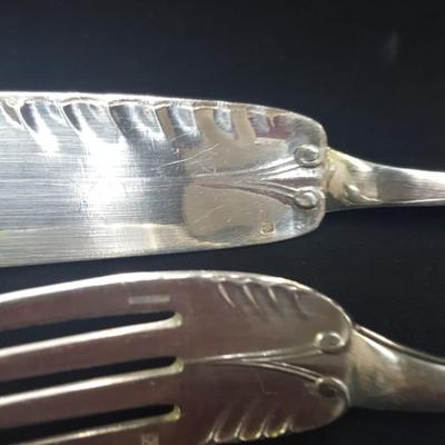 Christofle France Fish Fork and Knife Service