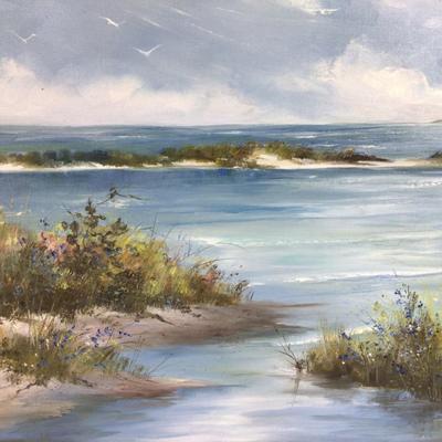 844 Original Acrylic Painting of Seascape by Patricia A. Blane