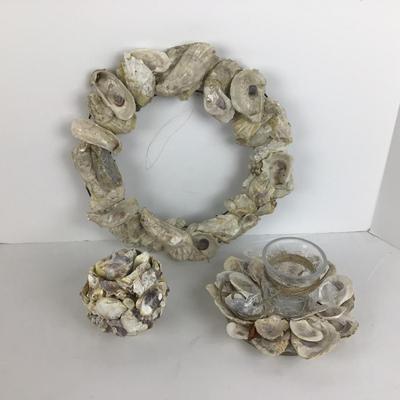 845 Nautical Oyster Shell Decor Lot