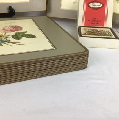 848 Pimpernel Floral Placemats and Coasters