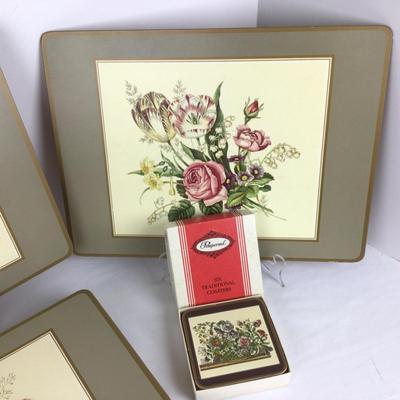 848 Pimpernel Floral Placemats and Coasters