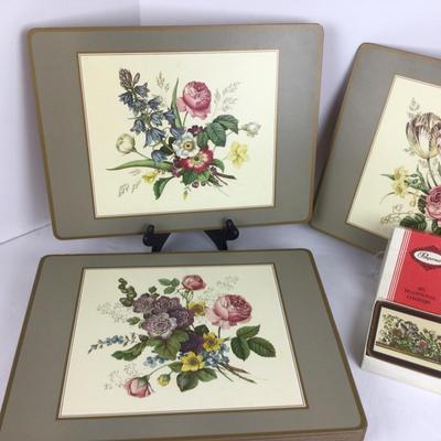 848 Pimpernel Floral Placemats and Coasters