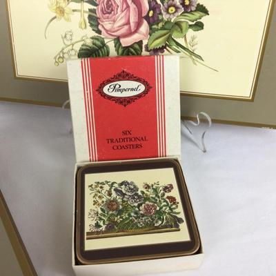 848 Pimpernel Floral Placemats and Coasters