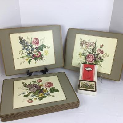 848 Pimpernel Floral Placemats and Coasters