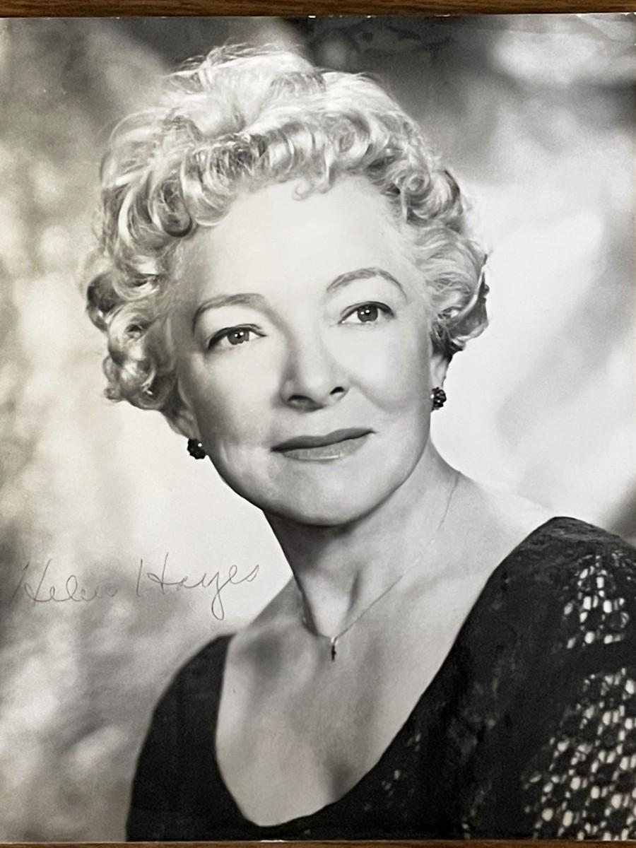 Helen Hayes signed photo