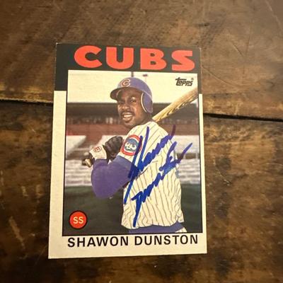 1986 Topps - #72 Shawon Dunston