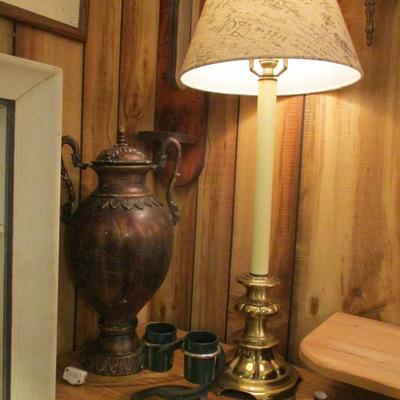 Home Decor Lamp Vase Wall Mirror Horseshoe Holder - A