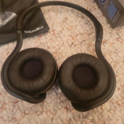 SoundBot Bluetooth Headset and Audio-Technica Headphones (LR-DW)