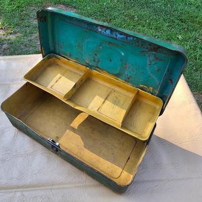 Six Vintage Tackle Boxes  (OB2-JS)