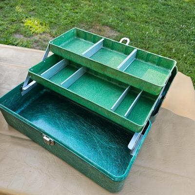Six Vintage Tackle Boxes  (OB2-JS)