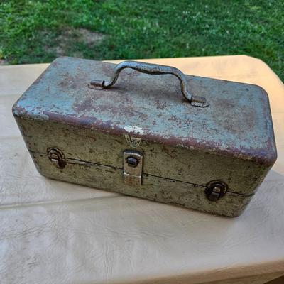 Six Vintage Tackle Boxes  (OB2-JS)