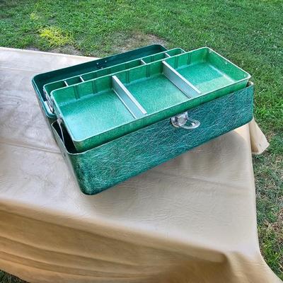 Six Vintage Tackle Boxes  (OB2-JS)